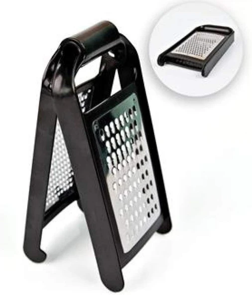 Baroness Katlanabilir Çift Taraflı Rende Siyah,Beyaz,Pembe (1 Adet Gönderilir) - Resim 4