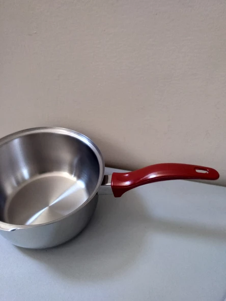 No:1 Kaçerola Paslanmaz Çelik Sos Tenceresi, Süt Kaynatma Cezvesi, Yumurta Haşlama Kabı - 2