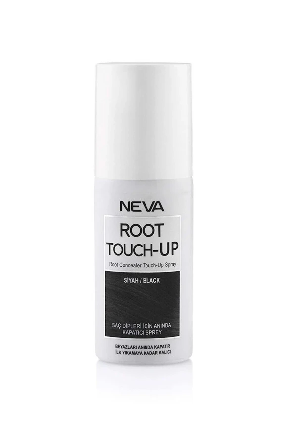 Neva Root Touch-up Saç Dipleri Için Kapatıcı Sprey Siyah (Black) 75ml