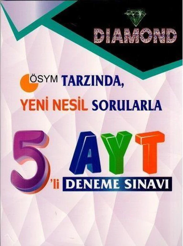 AYT DIAMOND 5 li Deneme Sınavı Gür Yayınları