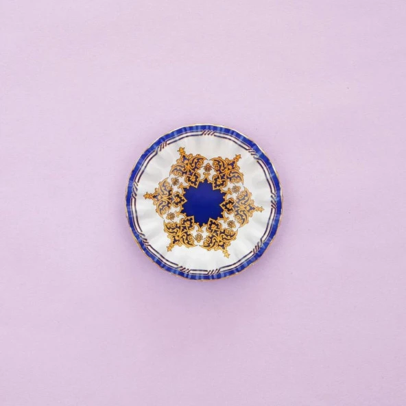 Glore Marsel 12 Parça 6 Kişilik Altın Yaldızlı Cam Çay Takımı 81200 - 3