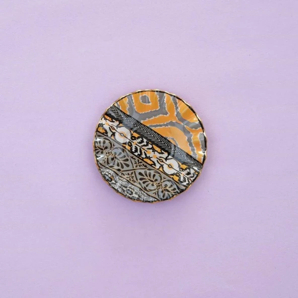 Glore Vintage 6 Kişilik Altın Yaldızlı Cam Çay Takımı 81248 - 5