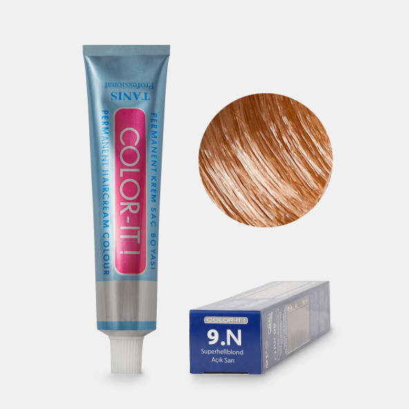 Kalıcı Saç Boyası COLOR-IT 9.N Açık Sarı