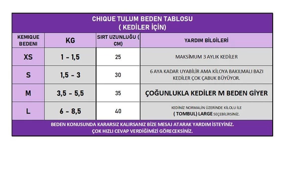 Chique Panda Kedi Tulumu Kedi Kıyafeti Kedi Elbisesi - Resim 4