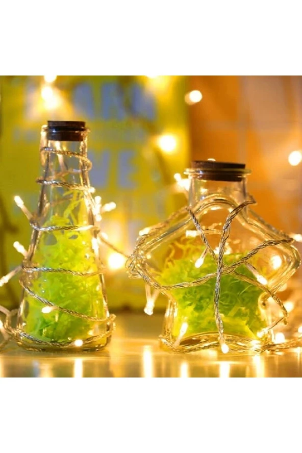 YILBAŞI AĞACI IŞIĞI 10 METRE GÜN IŞIĞI LED IŞIK 100 LED LAMBALI 220V İLE ÇALIŞIR NOEL AĞACI IŞIĞI - Resim 2