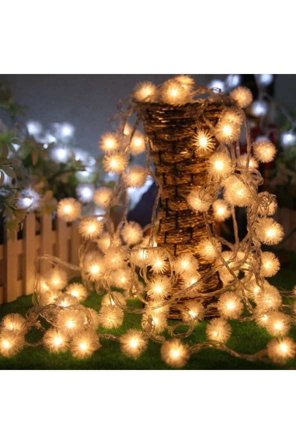 NOEL YILBAŞI AĞACI IŞIĞI LED IŞIK KİRPİ TOP LED IŞIK KİRPİ GÜN IŞIĞI LED IŞIK 220V İP LED IŞIK ürün görseli