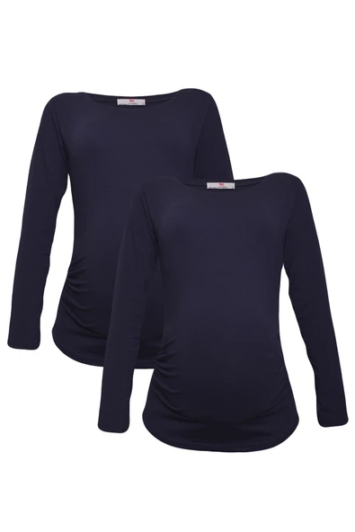 LuvmaBelly MYRA2302_2302 Hamile tshirt seti