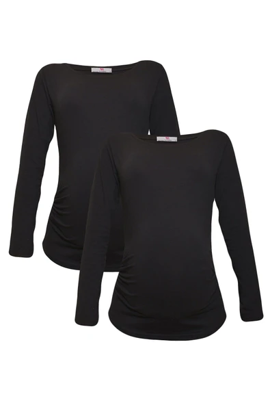 LuvmaBelly MYRA2301_2301 Hamile tshirt seti