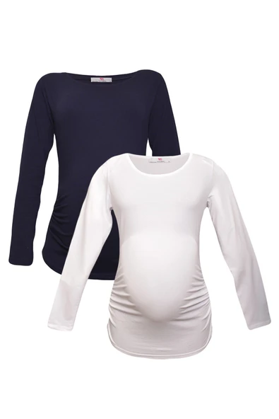 LuvmaBelly MYRA2302_2308 Hamile tshirt seti ürün görseli 1