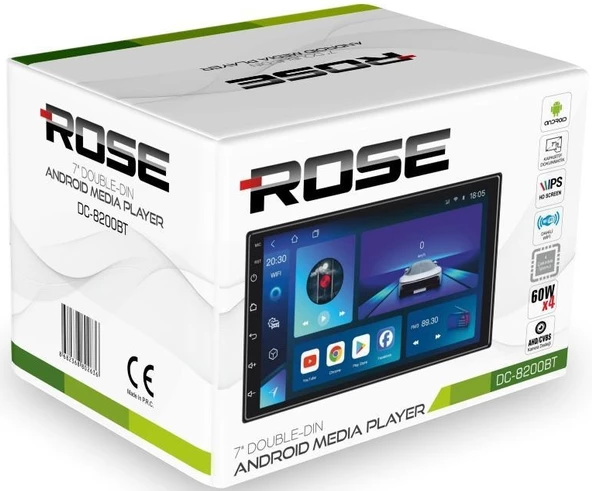 ROSE DC-8200BT DOUBLE TEYP