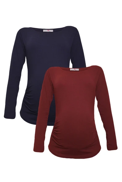 LuvmaBelly MYRA2302_2303 Hamile tshirt seti