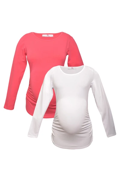 LuvmaBelly MYRA2305_2308 Hamile tshirt seti