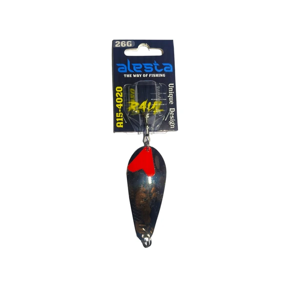 Raul 4020-S 26gr Gümüş Turna Metal Kaşık Sahte Yem - Resim 2