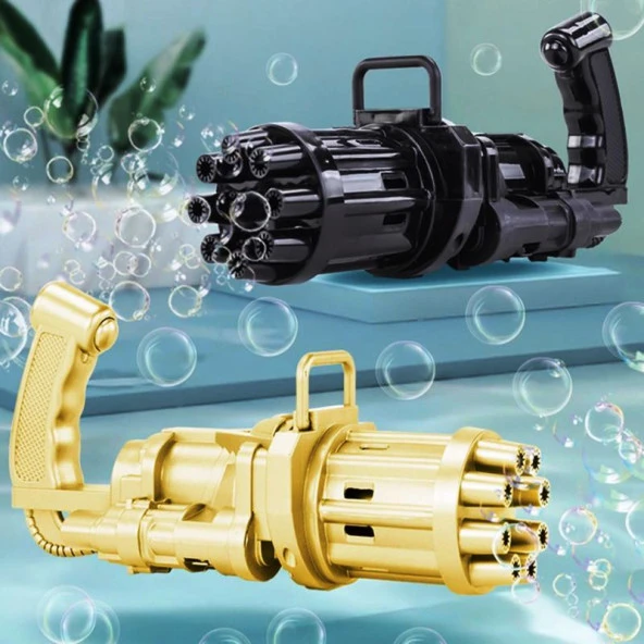 YILBAŞI HEDİYELERİ ÇOKLU KÖPÜK ATAN KÖPÜK TABANCASI BUBBLES GUN BALONCUK TABANCASI PİLLİ KÖPÜK MAKİNASI - Resim 3