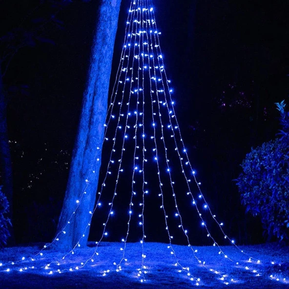BLUE LED LİGHT 10 METRE MAVİ LED IŞIK MAVİ YILBAŞI AĞACI IŞIĞI 100 LED FİŞLİ 220V MAVİ NOEL IŞIĞI MAVİ YILBAŞI IŞIĞI ürün görseli