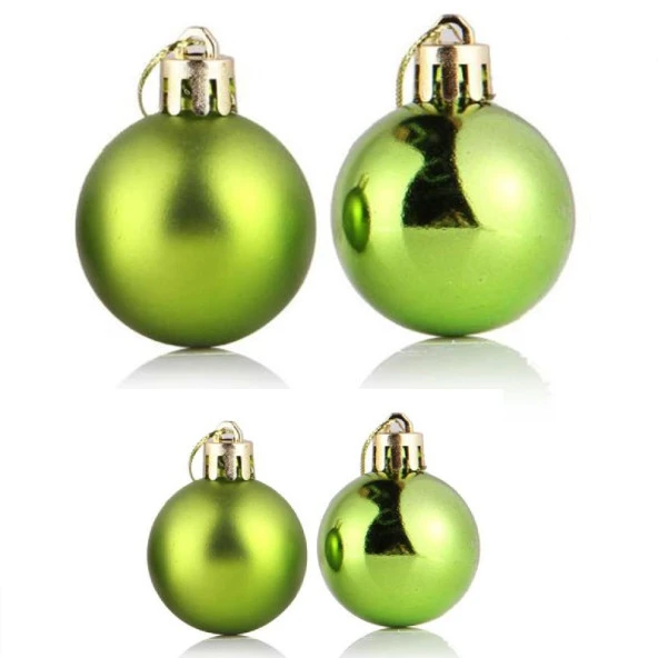 PROFESYONEL VIP KALİTE 5 CM 12 ADET MAT PARLAK AÇIK YEŞİL TOP YILBAŞI AĞACI SÜSLERİ VİTRİN SÜSLERİ AÇIK YEŞİL YILBAŞI TOP SÜSLER AÇIK YEŞİL NOEL AĞACI SÜSLERİ ürün görseli