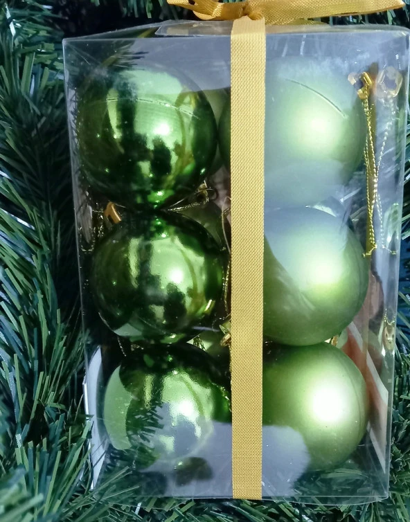 PROFESYONEL VIP KALİTE 5 CM 12 ADET MAT PARLAK KOYU YEŞİL TOP YILBAŞI AĞACI SÜSLERİ VİTRİN SÜSLERİ KOYU YEŞİL YILBAŞI TOP SÜSLER KOYU YEŞİL NOEL AĞACI SÜSLERİ - Resim 2