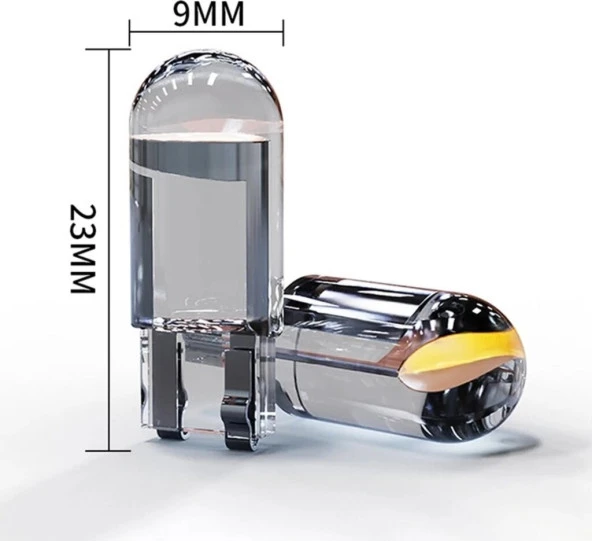 NKT GROUP Cam T10 LED Ampül Yeni Nesil 12V 5W Beyaz Renk 2 Adet - 5