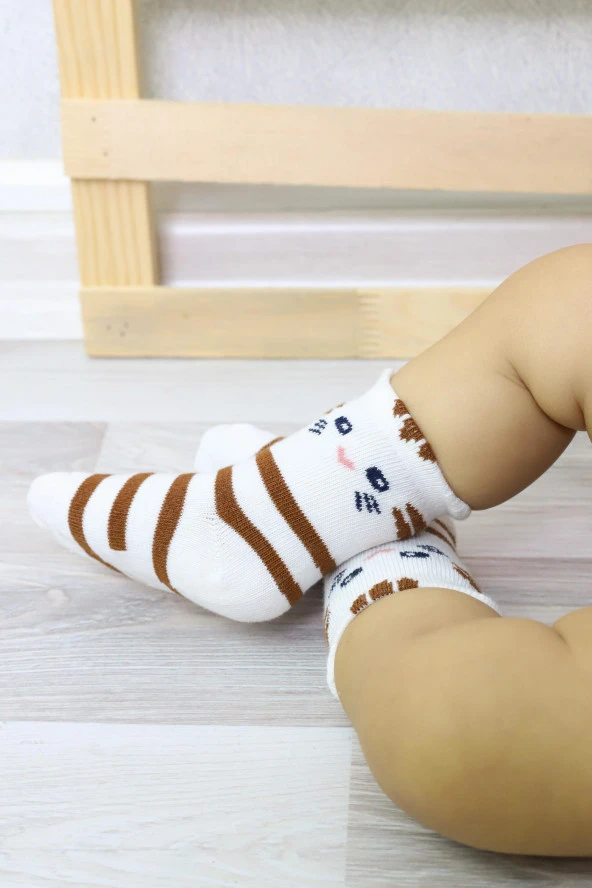 Hitra Tekstil 5li Dikişsiz Organik Çocuk/Bebek Çorap
