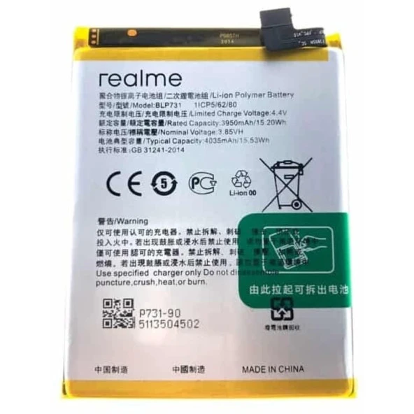 Realme 6 Pro Pil Batarya Blp731
