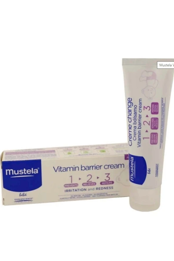 Mustela Vitamin Barrier 1.2.3 Pişik Kremi 50 ml