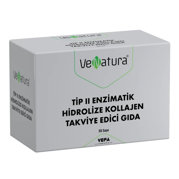 Venatura Tip 2 Enzimatik Hidrolize Kollajen Takviye Edici Gıda 30 Şase ürün görseli 1