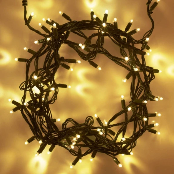 NOEL AĞACI IŞIĞI 100 LED 4 METRE PİRİNÇ LED IŞIK GERÇEK GÜN IŞIĞI LED IŞIK PİRİNÇ GÜN IŞIĞI LED IŞIK - Resim 3