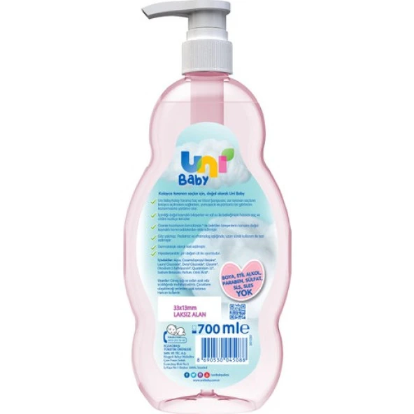 Uni Baby 700 Ml Kolay Tarama Şampuanı 5088 - 3