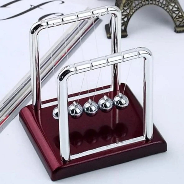 NEWTON BALANCE BALLS MANYETİK STRES TOPLARI STRES TOPU MASA DEKOR OBJE SEVGİLİLER GÜNÜNE ÖZEL HEDİYE - 3