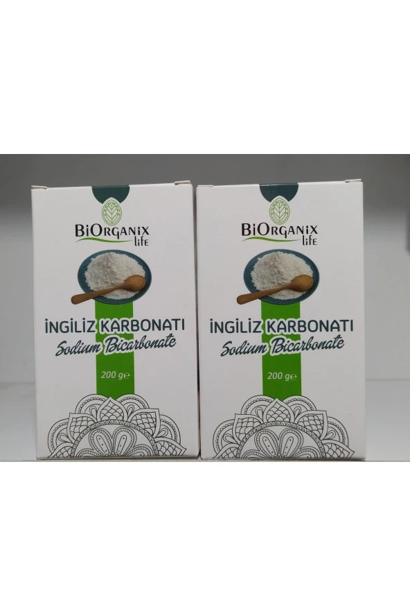 BİORGANİX LİFE Ingiliz Karbonatı 2 Adet 200 Gr