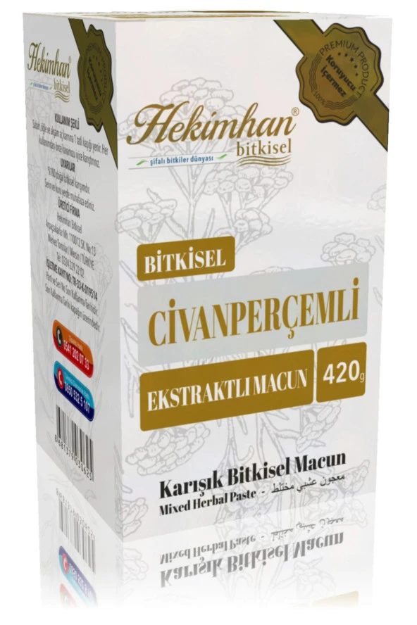 HEKİMHAN BİTKİSEL Civan Perçemli Macun 420 G