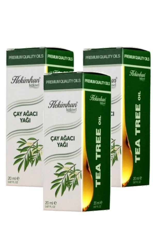 HEKİMHAN Çay Ağacı Yağı 20 Ml 3 Adet