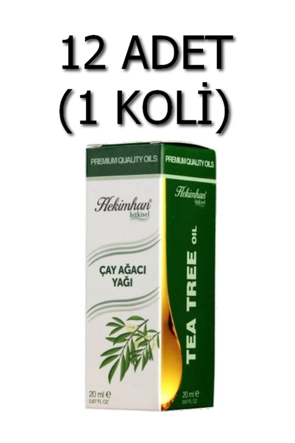 HEKİMHAN Çay Ağacı Yağı 20 Ml 12 Adet (1 Koli)