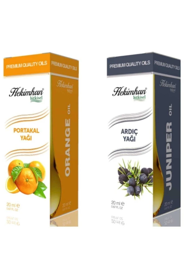 HEKİMHAN Portakal Yağı 20 Ml Ve Ardıç Yağı 20 Ml
