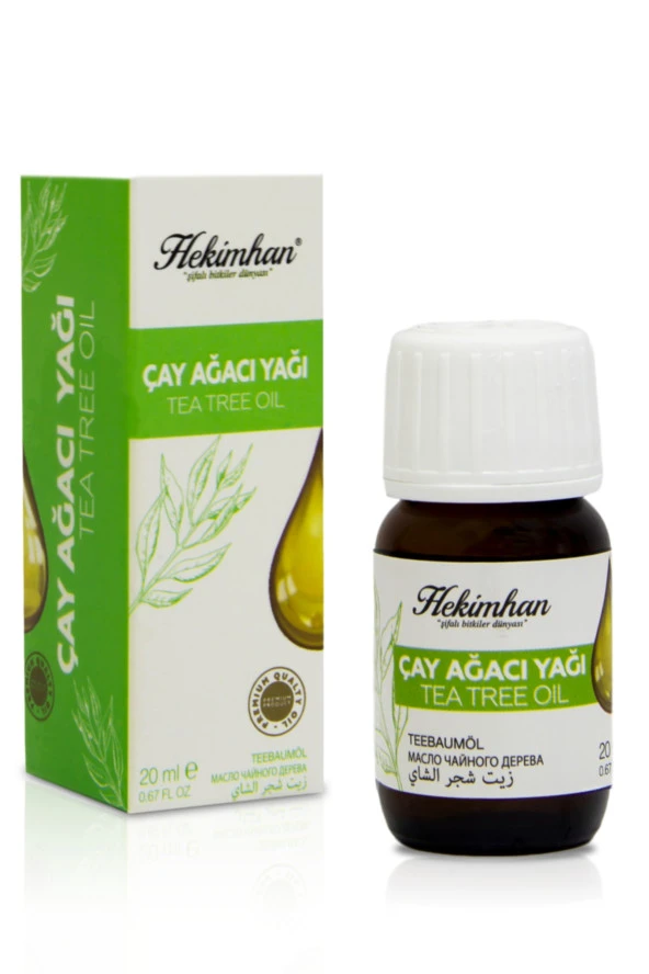 HEKİMHAN Çay Ağacı Yağı Akne Ve Sivilceye Karşı Etkili 20 Ml