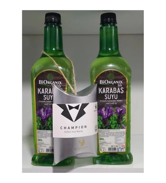 BİORGANİX LİFE Karabaş Otu Suyu 2 Adet Champion Sabun Hediyeli ürün görseli 1