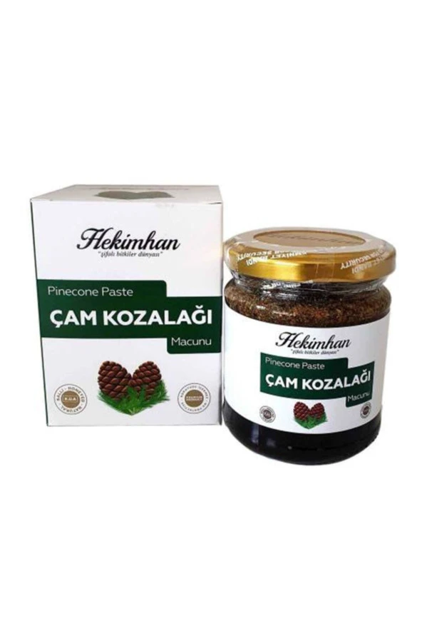 HEKİMHAN BİTKİSEL ŞİFALI BİTKİLER DÜNYASI Çam Kozalağı (Servi) Macunu 240Gr - Koruyucu Içermez - Helal Sertifikalı - 2