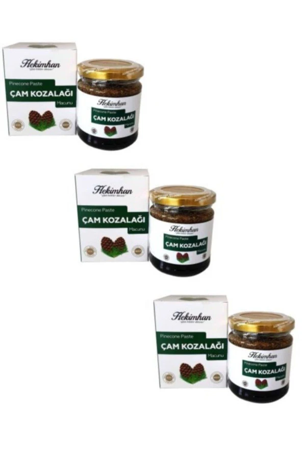 HEKİMHAN Çam Kozalağı (Servi) Macunu 240 Gr X 3 Adet