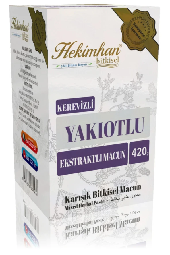 HEKİMHAN Kerevizli Macun 420G