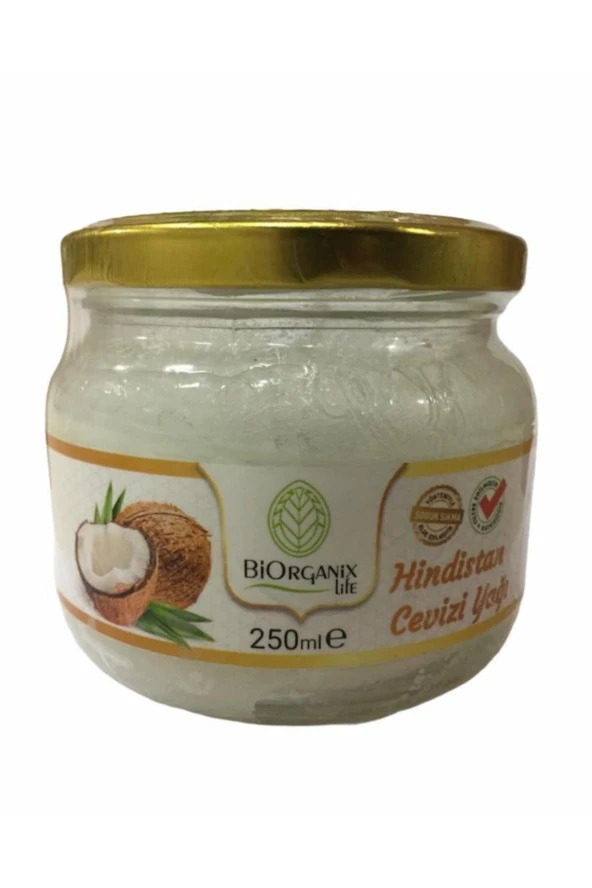 BİORGANİX LİFE Yüz-Cilt-Saç Hindistan Cevizi Yağı 250 Ml