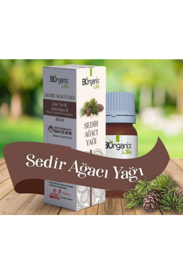 BİORGANİX LİFE Sedir Ağacı Yağı 20 Ml