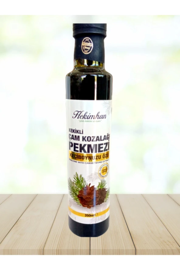 HEKİMHAN Kekikli Çam Kozalağı Pekmezi ( Keçiboynuzu Özü) 350 Ml