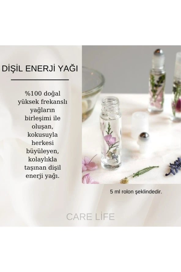 ÇARE BURADA Dişil Enerji Yağı Özel Üretim 5 Ml