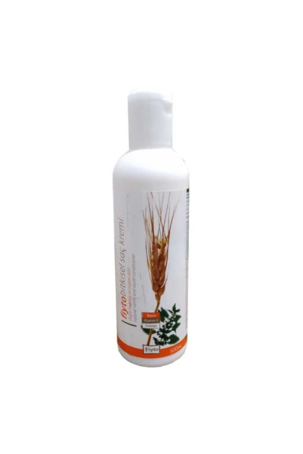 FİYTO Bitkisel Saç Kremi - Doğal Buğday Ve Isırgan Özlü - Biotin, Vitamin E, Omega