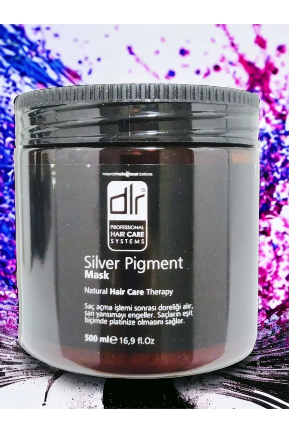 DLR PROFESSIONAL HAİR CARE Silver Pigment Mask Mor Maske 500 Gr