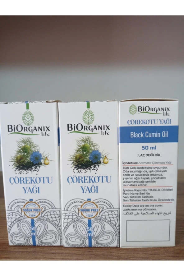 BİORGANİX LİFE Soğuk Sıkım Çörek Otu Yağı