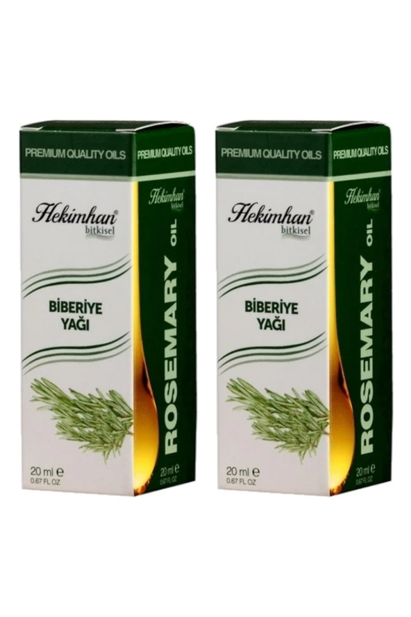 HEKİMHAN Biberiye Yağı 20 Ml 2 Adet