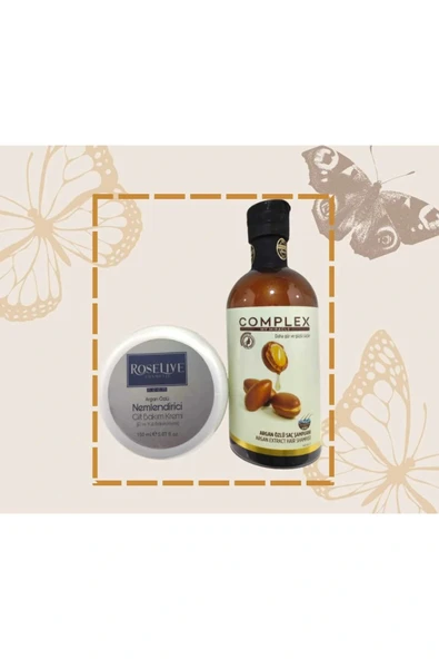 COMPLEX Argan Özlü Krem + Argan Özlü Şampuan ürün görseli 1