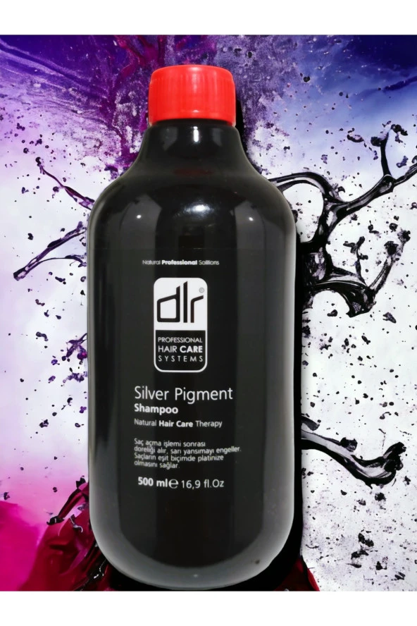 DLR PROFESSIONAL HAİR CARE Silver Pigment Shampoo Mor Sampuan 500Ml