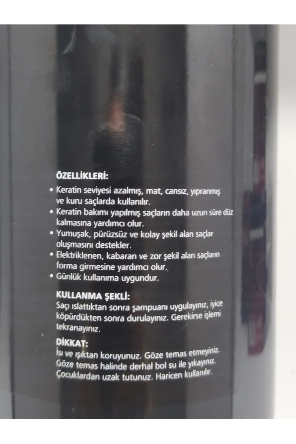 DLR Keratin Şampuan Güçlü Ve Doğal Saçlar Için - 2